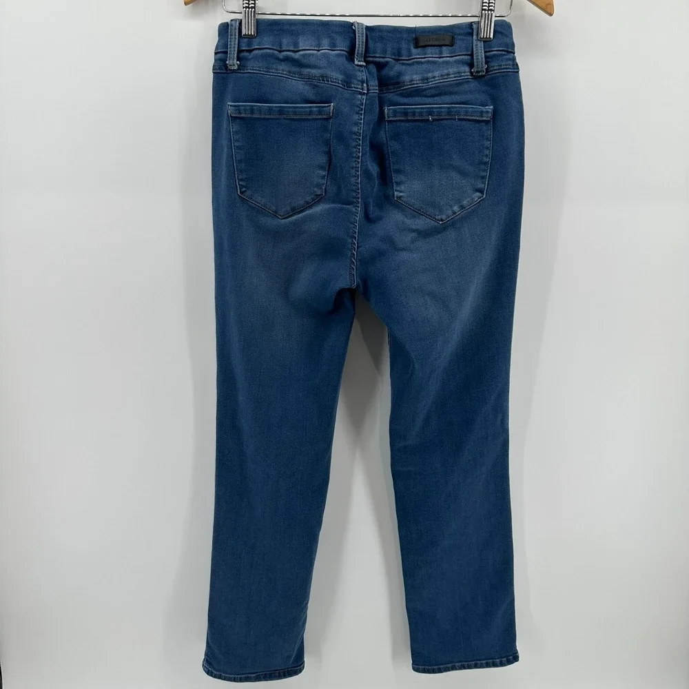 1822 Denim Jeans Womens 8/29 Blue Better Butter Slim Straight Mid-Rise Whisker